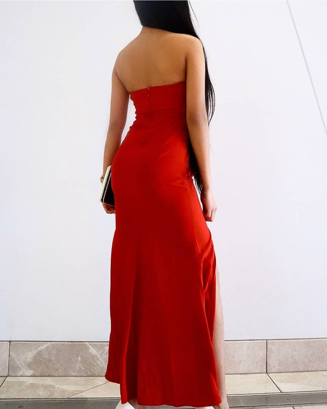 Strapless dress