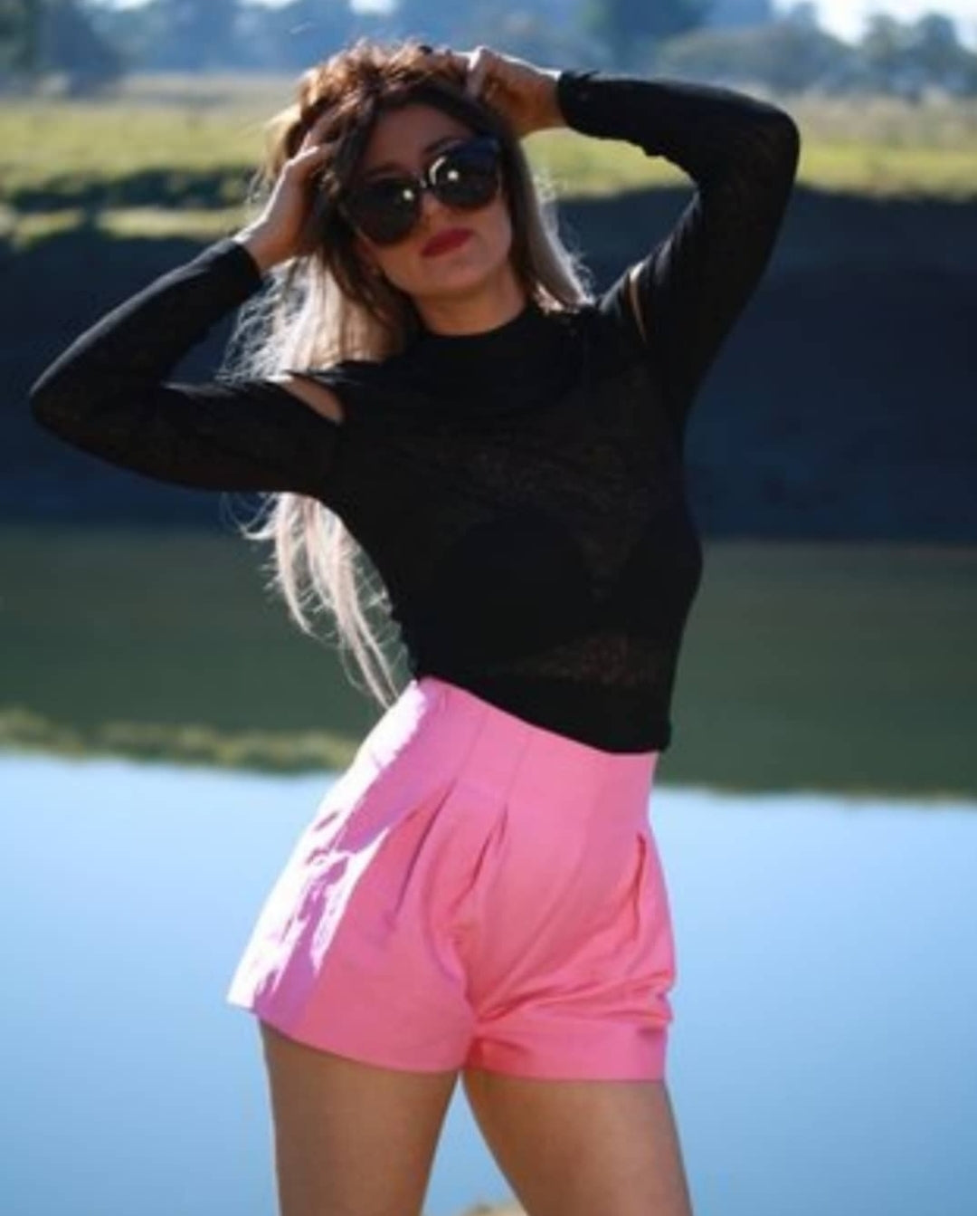 Pink shorts